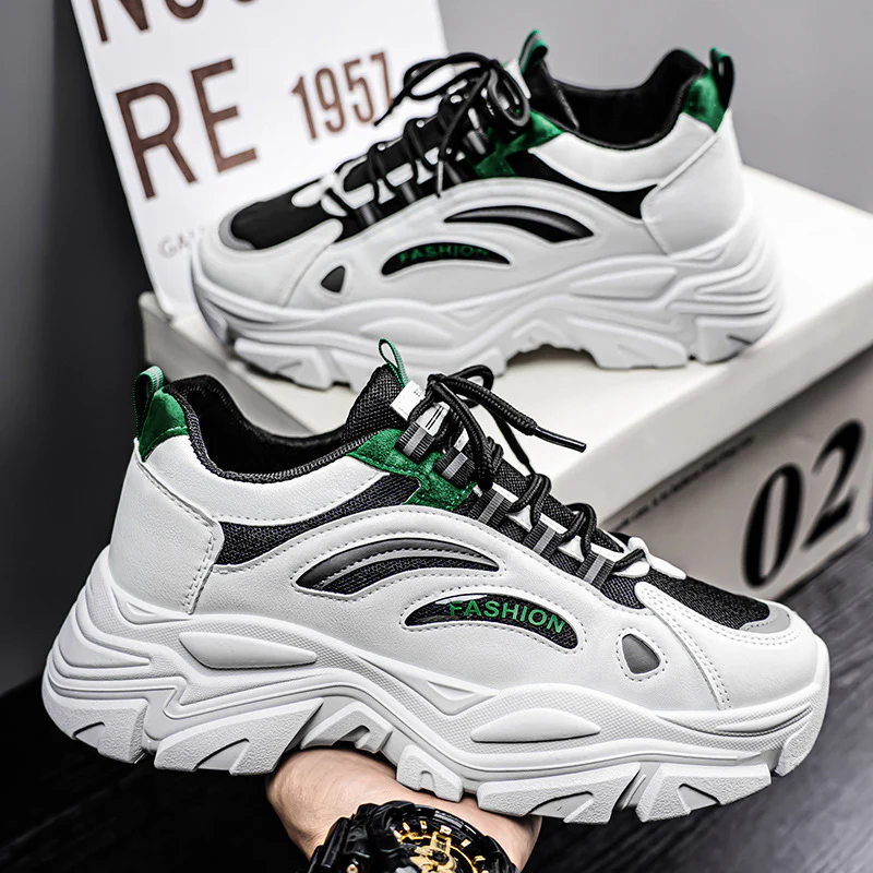 Damen Sportliche Sneakers mit dämpfendem Sohlenprofil und atmungsaktiver Oberflächenstruktur Heidi Mode - Image 7