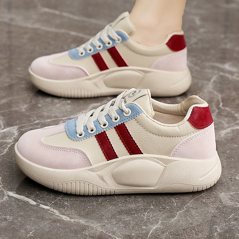 Damen sportliche Sneakers mit dämpfendem Sohlenprofil und atmungsaktiver Obermaterialstruktur Heidi Mode - Image 3