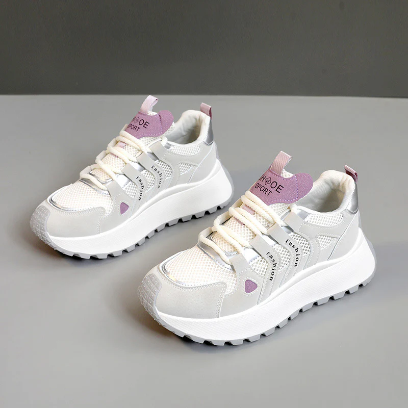 Damen Sportliche Sneakers mit dämpfender Laufsohle und strapazierfähigem Obermaterial Heidi Mode - Image 6