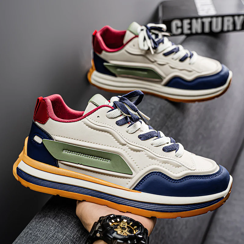 Damen Sportliche Sneakers mit dämpfender Sohle und strapazierfähigem Obermaterial Heidi Mode