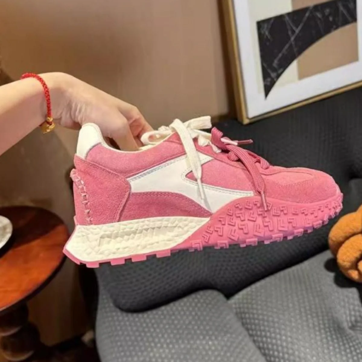 Damen Sportliche Sneakers mit dämpfender Sohle und vielseitigem Design Heidi Mode - Image 6