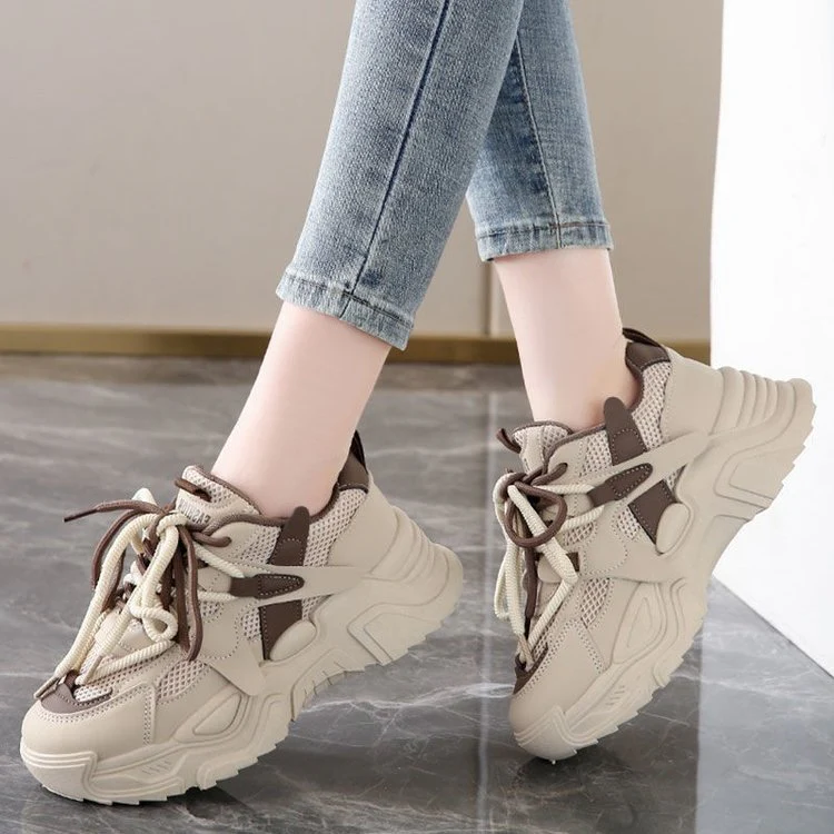 Damen Sportliche Sneakers mit dämpfender Sohlenkonstruktion und innovativem Design Heidi Mode - Image 3