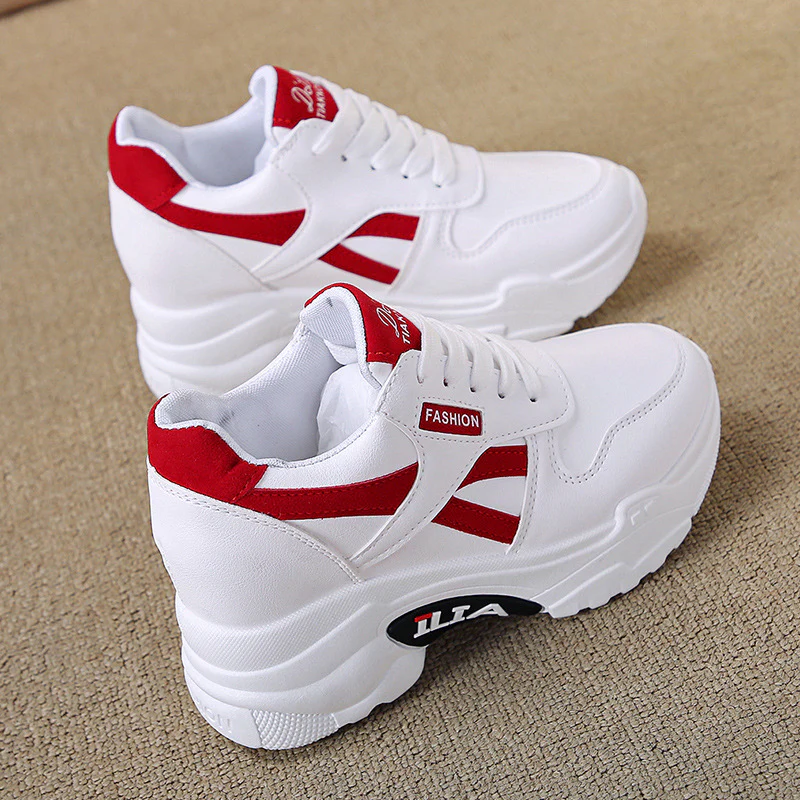Damen Sportliche Sneakers mit dickem Profil und modischen Akzenten Heidi Mode - Image 6