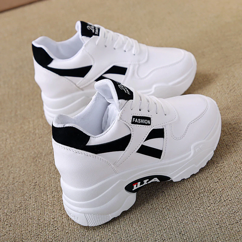 Damen Sportliche Sneakers mit dickem Profil und modischen Akzenten Heidi Mode - Image 7