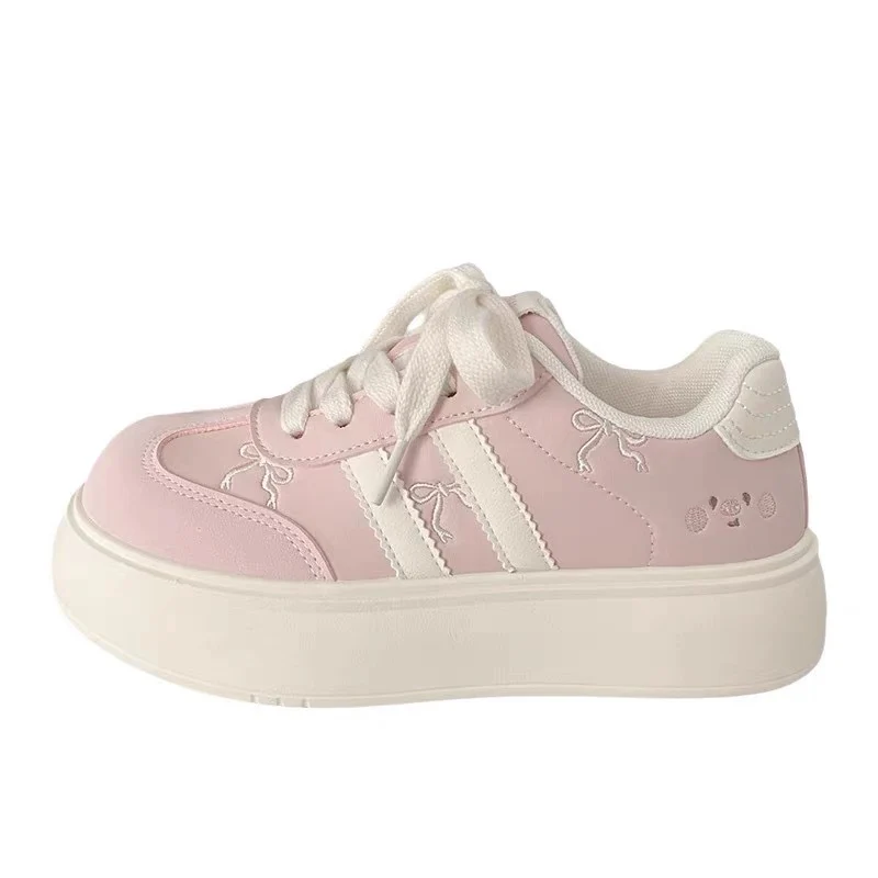 Damen Sportliche Sneakers mit dicker Sohle und trendigem Design Heidi Mode - Image 5