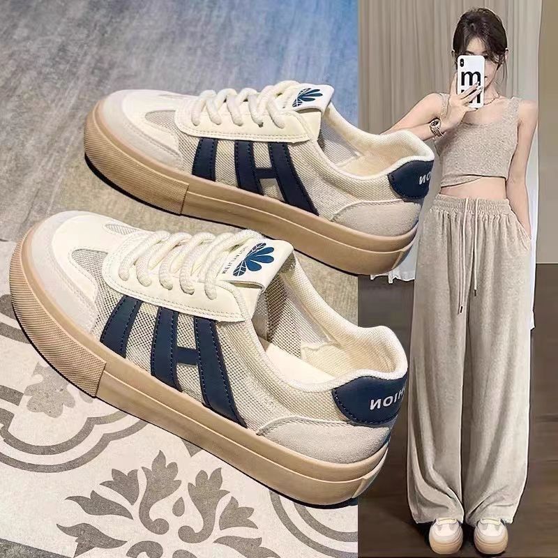 Damen Sportliche Sneakers mit durchlässigem Obermaterial und dämpfender Sohle Heidi Mode - Image 2