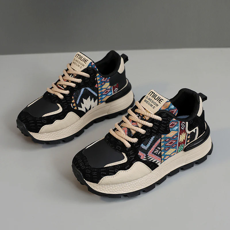 Damen Sportliche Sneakers mit einzigartigem Tribal-Muster und atmungsaktiver Mesh-Oberfläche Heidi Mode - Image 6