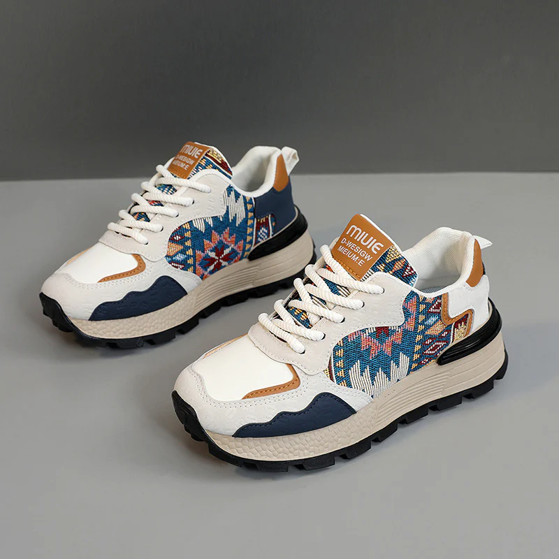 Damen Sportliche Sneakers mit einzigartigem Tribal-Muster und atmungsaktiver Mesh-Oberfläche Heidi Mode - Image 8