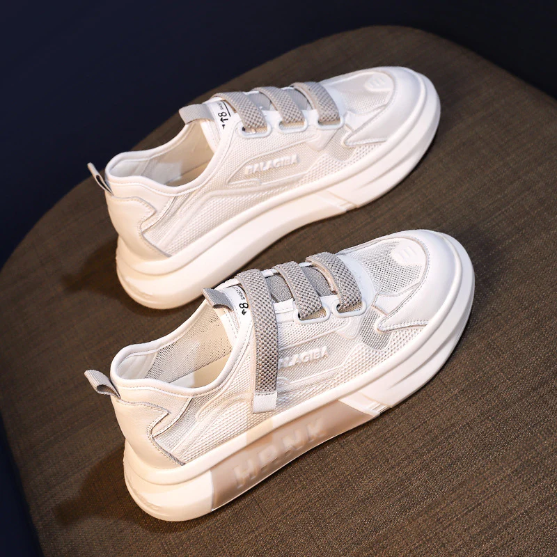 Damen Sportliche Sneakers mit elastischem Schnallenverschluss und atmungsaktiver Mesh-Oberfläche Heidi Mode - Image 3