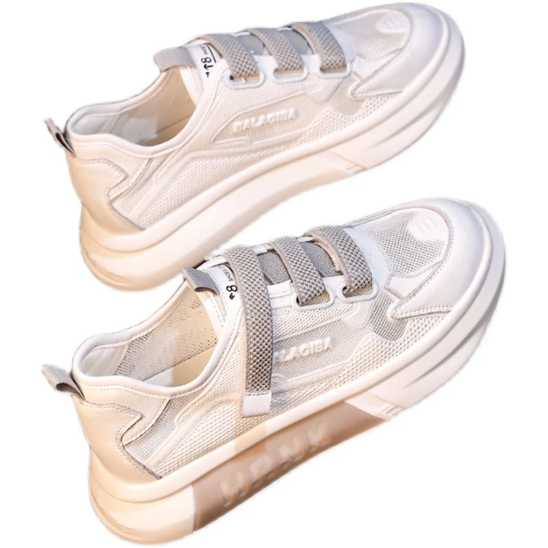 Damen Sportliche Sneakers mit elastischem Schnallenverschluss und atmungsaktiver Mesh-Oberfläche Heidi Mode - Image 5