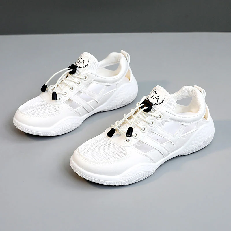 Damen Sportliche Sneakers mit elastischem Schnürsystem und atmungsaktiver Obermaterialstruktur Heidi Mode - Image 6
