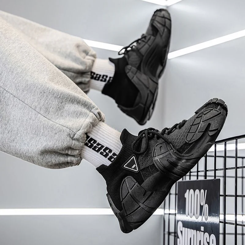 Damen Sportliche Sneakers mit elastischem Strick-Obermaterial und stabiler Sohle Heidi Mode - Image 7
