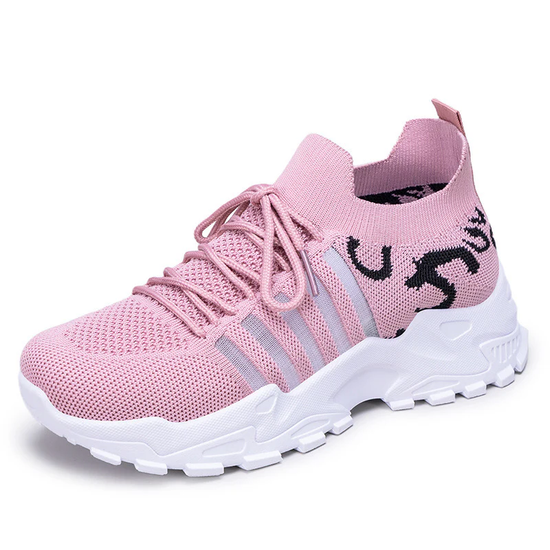 Damen Sportliche Sneakers mit elastischem Strickdesign Heidi Mode - Image 5