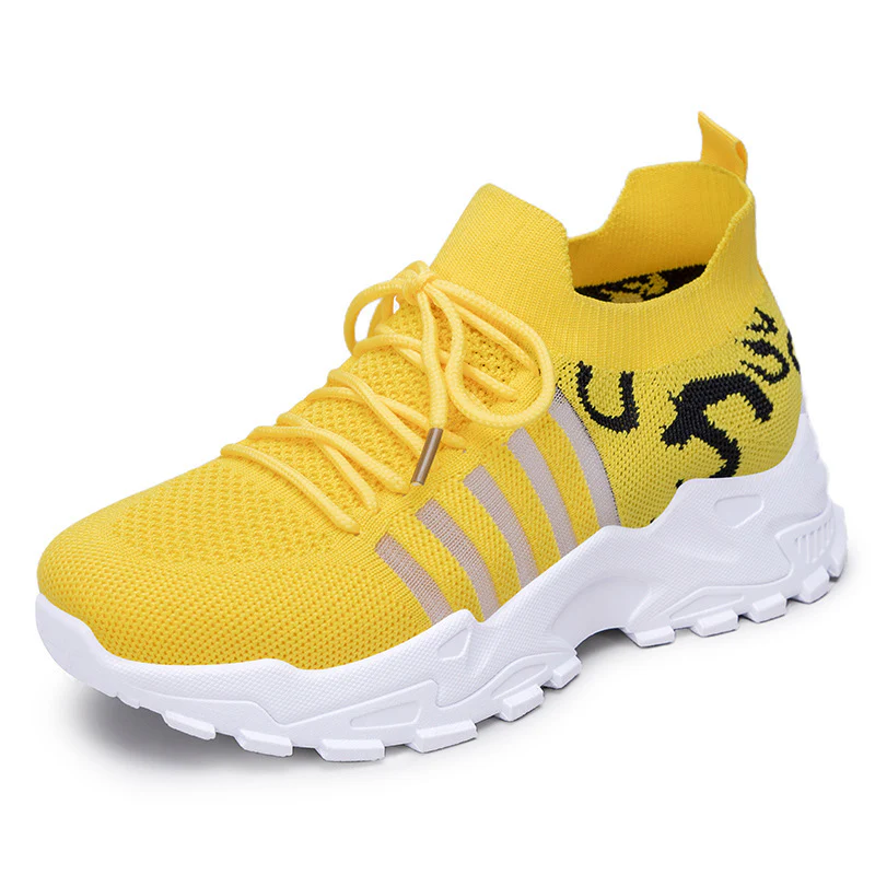 Damen Sportliche Sneakers mit elastischem Strickdesign Heidi Mode - Image 6