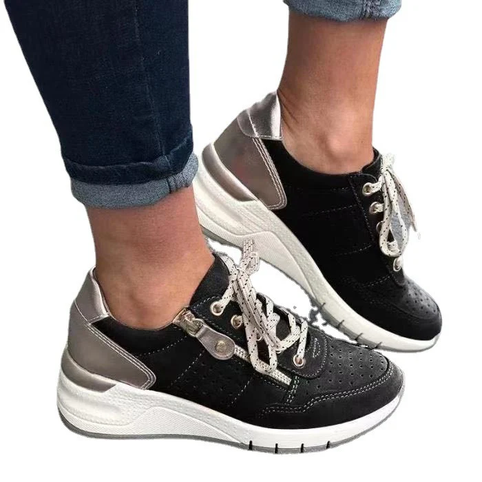 Damen sportliche Sneakers mit elegantem Reißverschluss und hohem Komfort Heidi Mode - Image 5