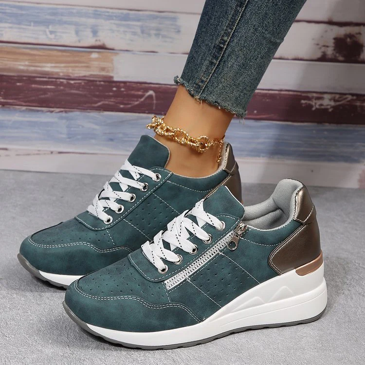 Damen sportliche Sneakers mit elegantem Reißverschluss und hohem Komfort Heidi Mode - Image 9