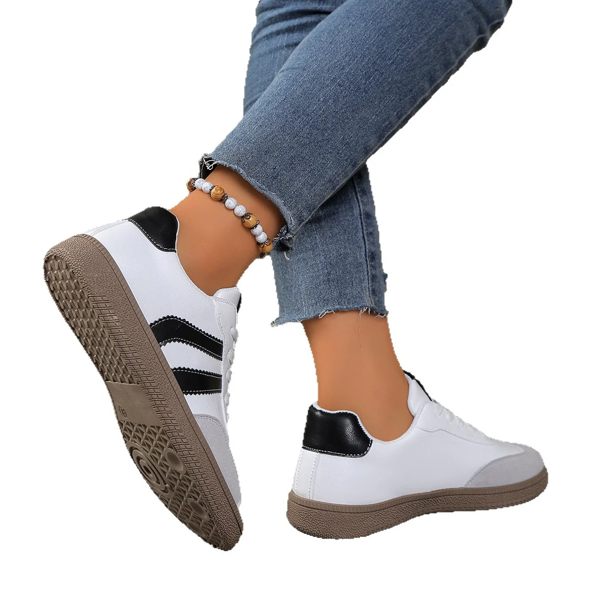 Damen Sportliche Sneakers mit eleganten Metallic-Details Heidi Mode - Image 14