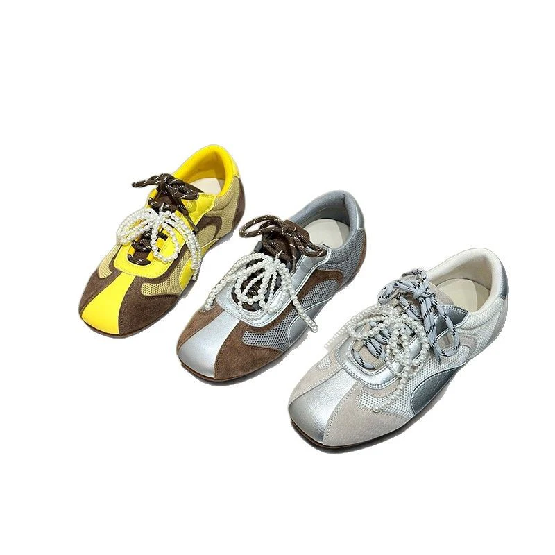 Damen Sportliche Sneakers mit eleganten Perlenakzenten Heidi Mode - Image 5