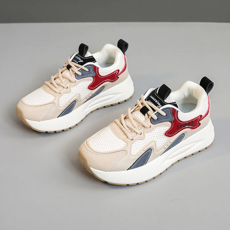 Damen Sportliche Sneakers mit ergonomischem Dämpfungssystem und atmungsaktiver Obermaterialstruktur Heidi Mode - Image 6