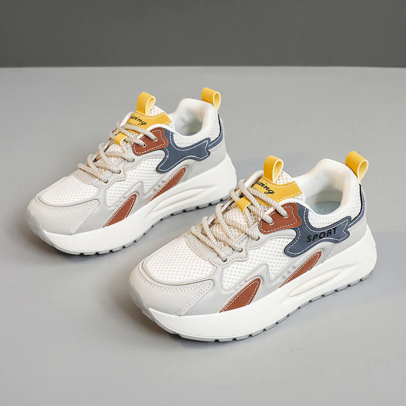 Damen Sportliche Sneakers mit ergonomischem Dämpfungssystem und atmungsaktiver Obermaterialstruktur Heidi Mode - Image 7