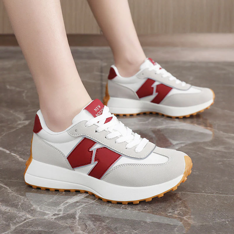 Damen Sportliche Sneakers mit ergonomischem Dämpfungssystem und modischem Design Heidi Mode - Image 4