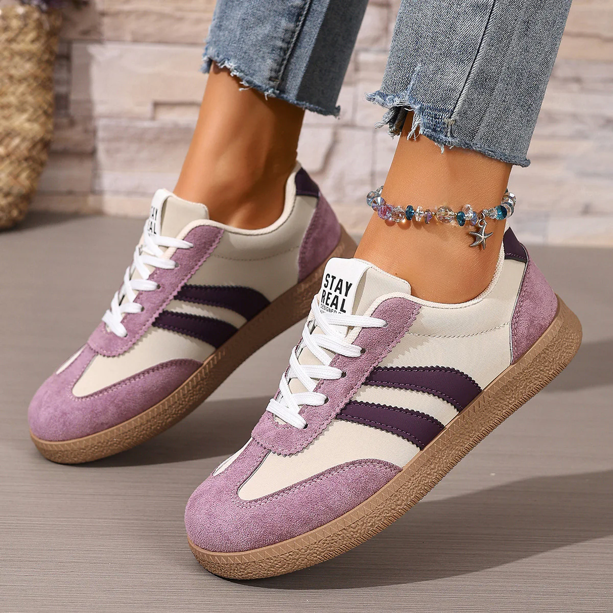 Damen Sportliche Sneakers mit ergonomischem Design und rutschfester Sohle Heidi Mode - Image 6