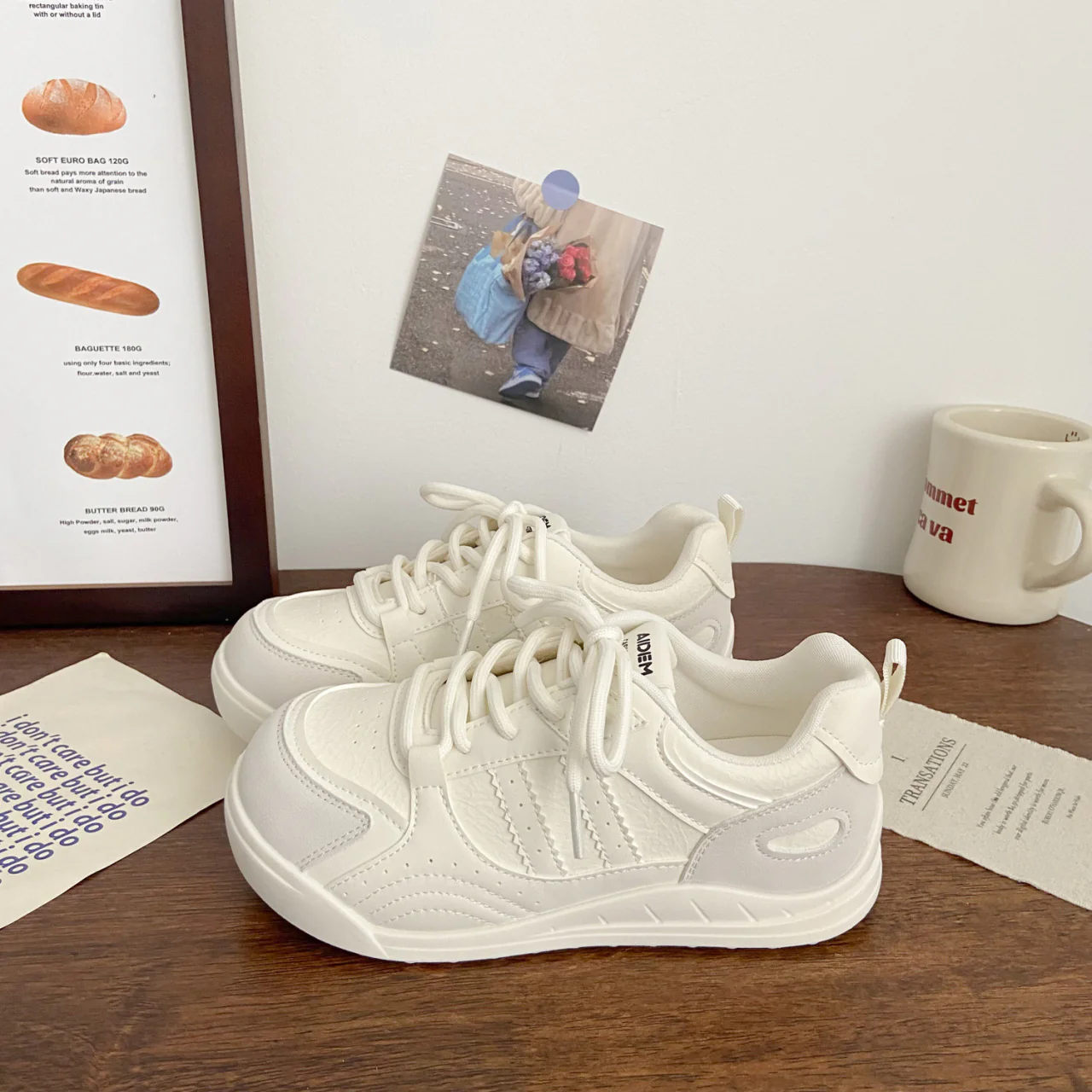 Damen Sportliche Sneakers mit ergonomischem Fußbett und atmungsaktiver Oberflächenstruktur Heidi Mode - Image 6