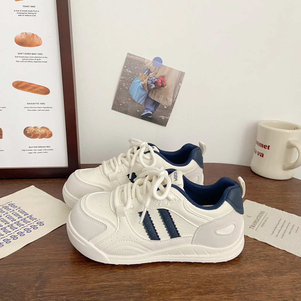 Damen Sportliche Sneakers mit ergonomischem Fußbett und atmungsaktiver Oberflächenstruktur Heidi Mode - Image 7