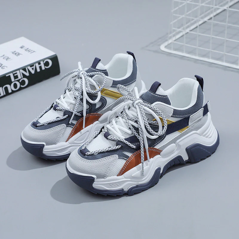 Damen sportliche Sneakers mit ergonomischer Dämpfung und atmungsaktiver Obermaterialstruktur Heidi Mode - Image 2