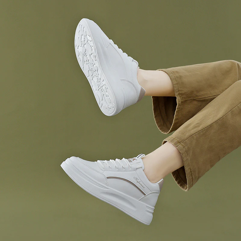 Damen Sportliche Sneakers mit ergonomischer Dämpfung und rutschfester Sohle Heidi Mode - Image 4