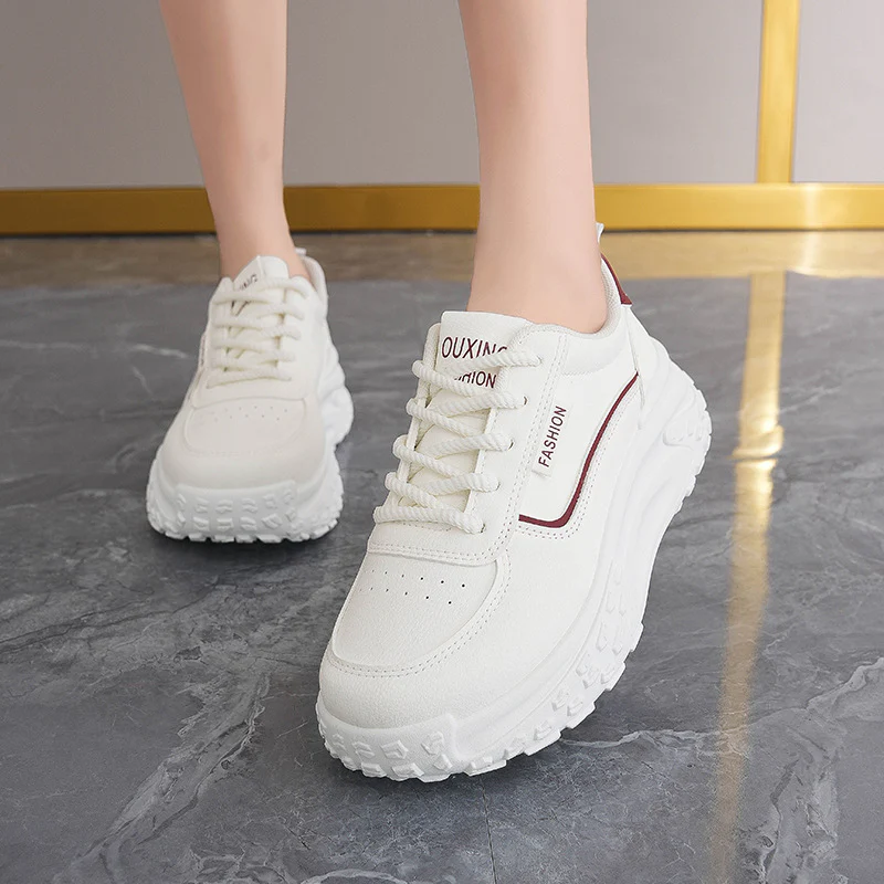 Damen Sportliche Sneakers mit ergonomischer Dämpfung und stylischem Design Heidi Mode - Image 3