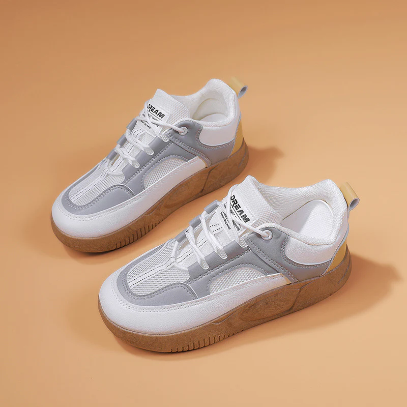 Damen Sportliche Sneakers mit ergonomischer Fußbettgestaltung und vibrierender Laufsohle Heidi Mode - Image 4
