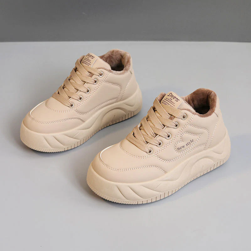Damen Sportliche Sneakers mit flauschigem Innenfutter Heidi Mode - Image 2
