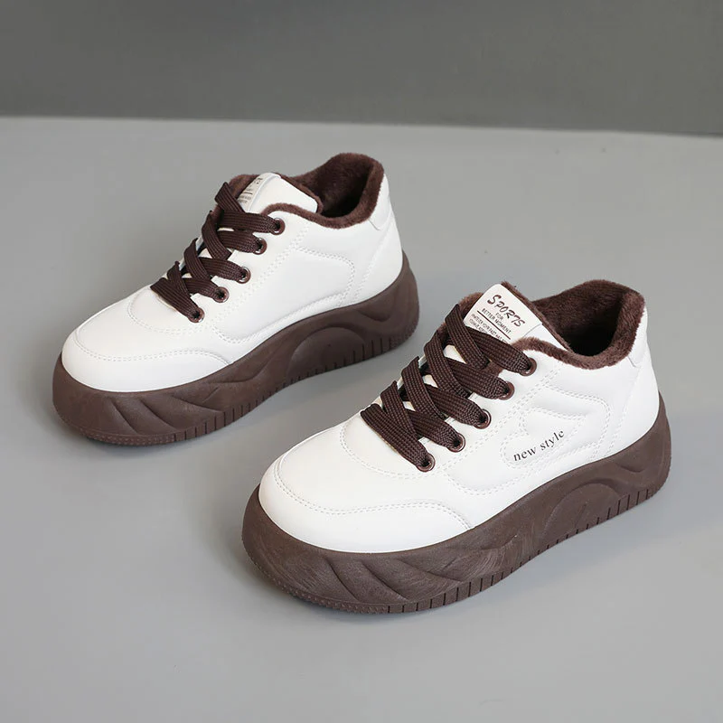 Damen Sportliche Sneakers mit flauschigem Innenfutter Heidi Mode - Image 6