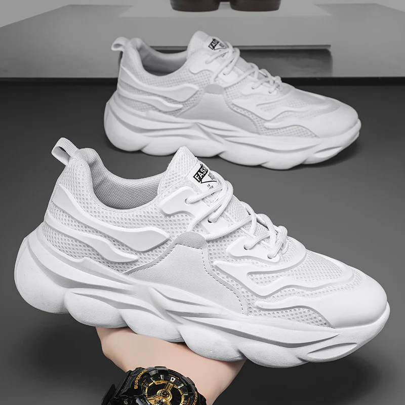 Damen Sportliche Sneakers mit flexiblem Sohlenprofil und atmungsaktiver Oberflächenstruktur Heidi Mode - Image 3