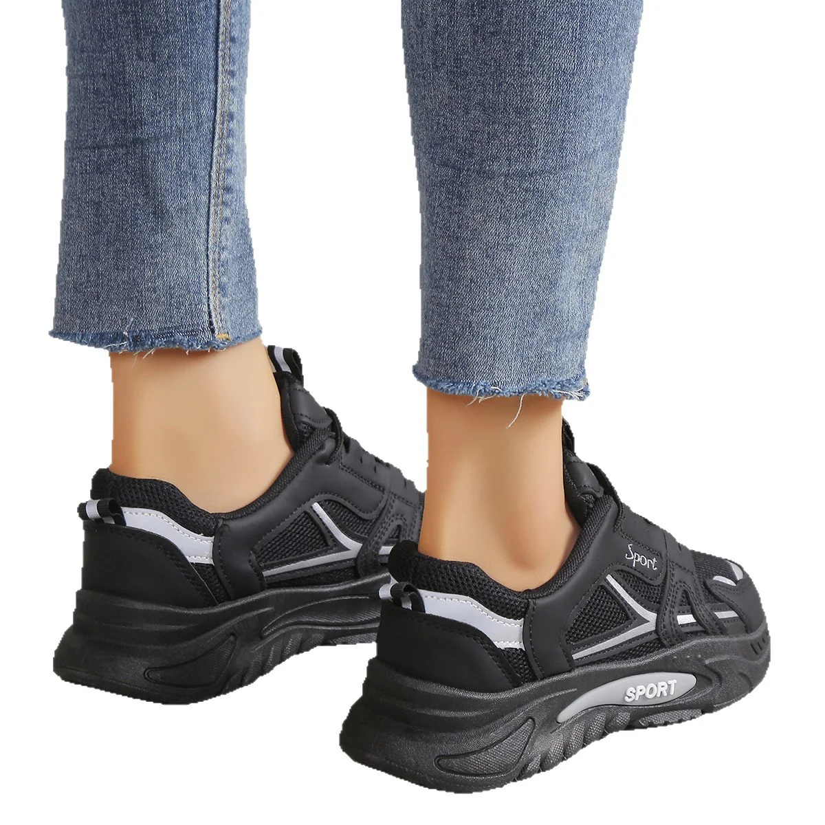 Damen Sportliche Sneakers mit flexibler Laufsohle und atmungsaktivem Obermaterial Heidi Mode - Image 5