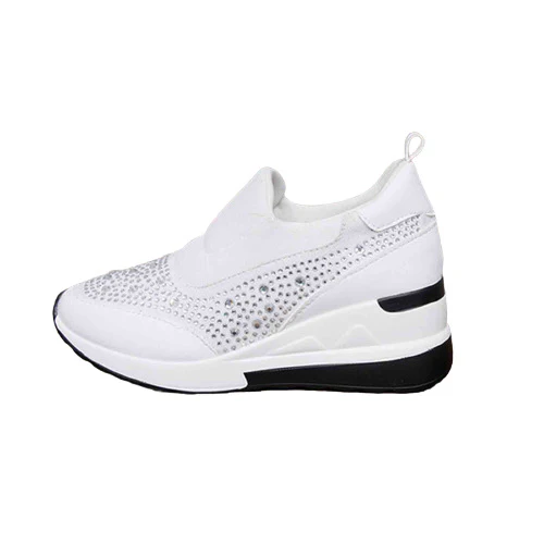Damen Sportliche Sneakers mit funkelnden Strassdetails Heidi Mode - Image 5