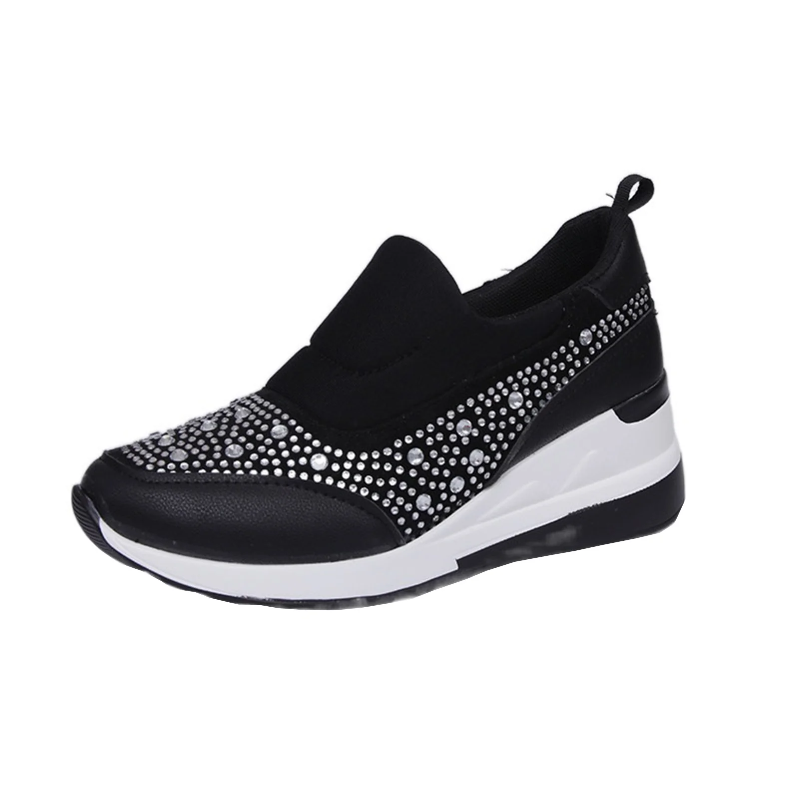 Damen Sportliche Sneakers mit funkelnden Strassdetails Heidi Mode - Image 7