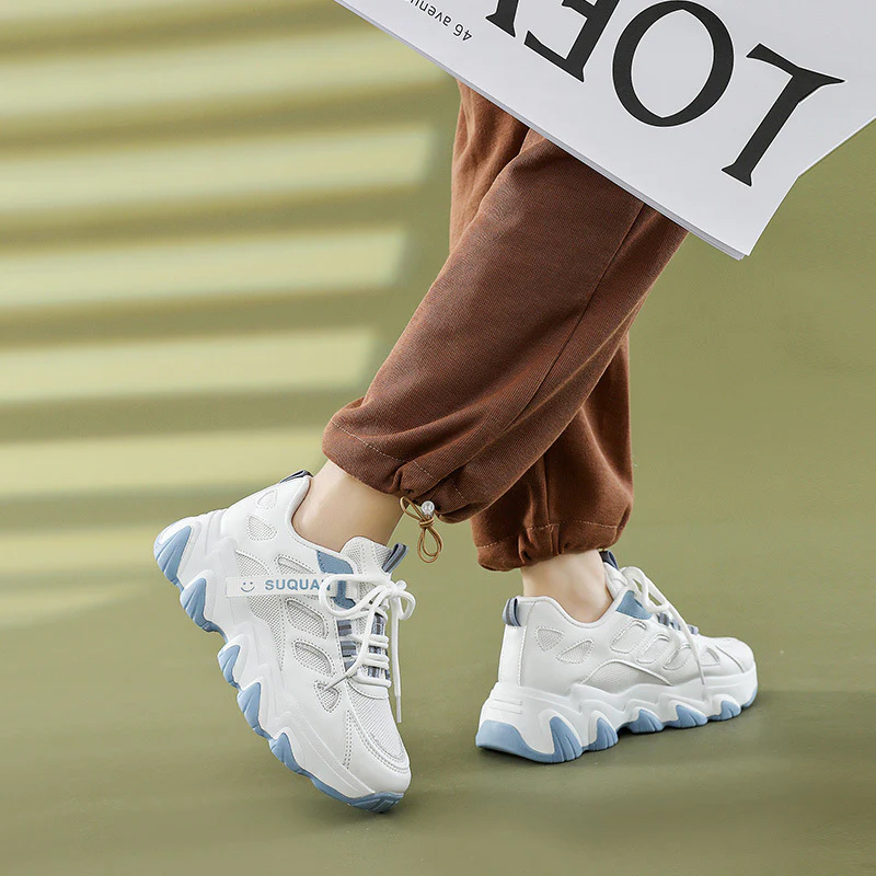 Damen Sportliche Sneakers mit futuristischem Design und atmungsaktiven Einsätzen Heidi Mode - Image 4