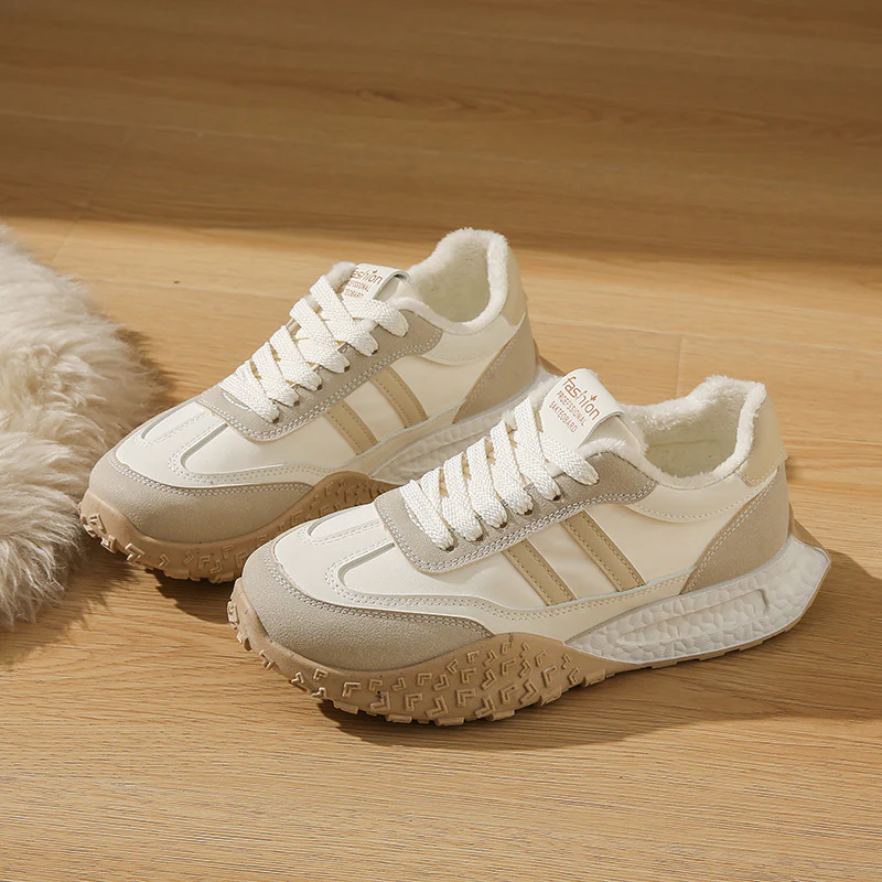 Damen Sportliche Sneakers mit futuristischem Design und kuscheligem Innenfutter Heidi Mode - Image 3
