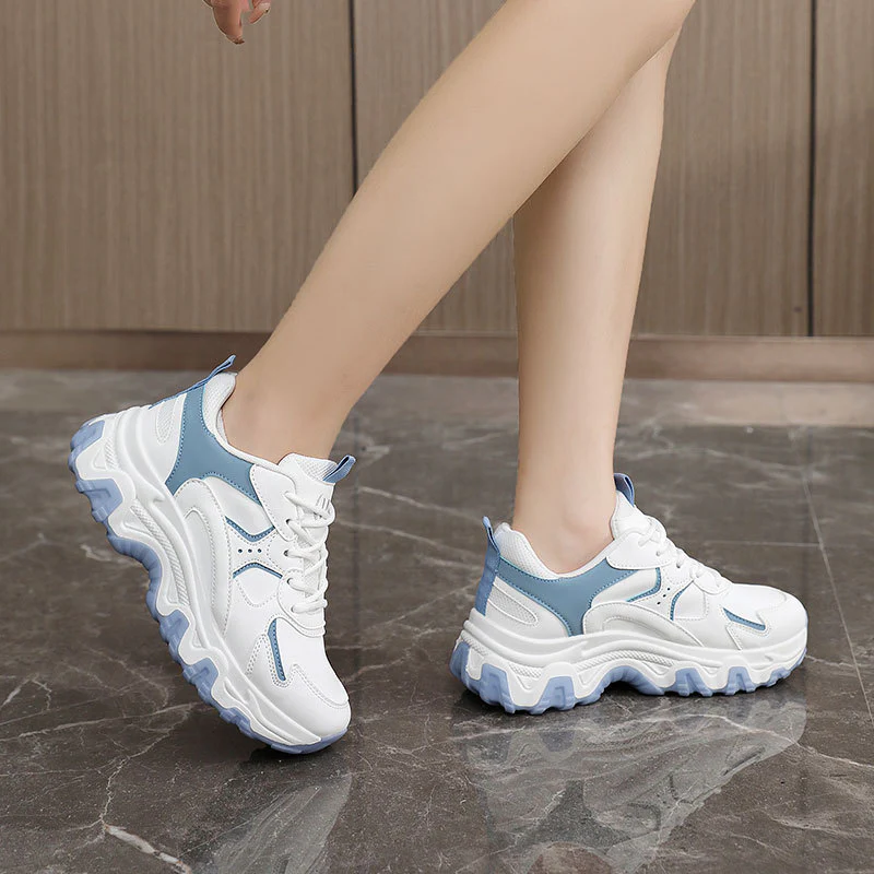Damen Sportliche Sneakers mit gepolstertem Profil und stylischem Design Heidi Mode - Image 4