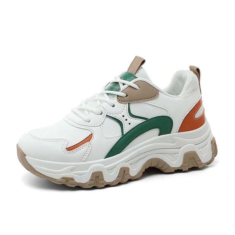 Damen Sportliche Sneakers mit gepolstertem Profil und stylischem Design Heidi Mode - Image 5
