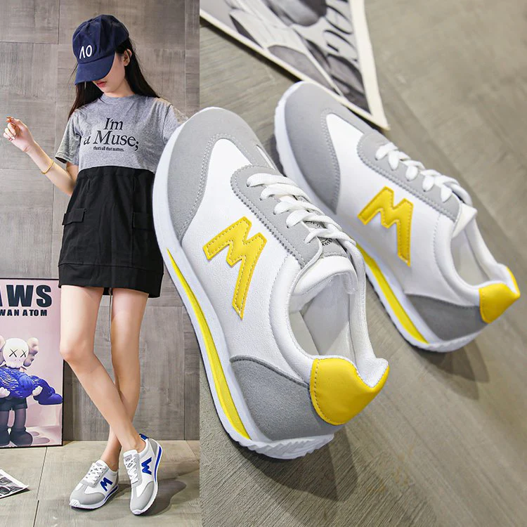 Damen Sportliche Sneakers mit gepolsterter Sohle und modischen Farbkontrasten Heidi Mode - Image 6