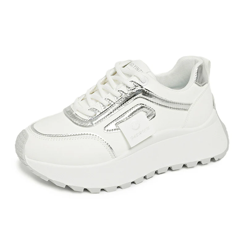 Damen Sportliche Sneakers mit glänzenden Akzenten und dämpfendem Profil Heidi Mode - Image 7
