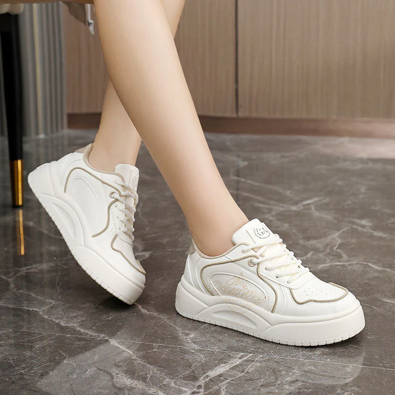 Damen Sportliche Sneakers mit herausnehmbarer Dämpfungstechnologie und hochwertiger Oberflächenstruktur Heidi Mode - Image 4