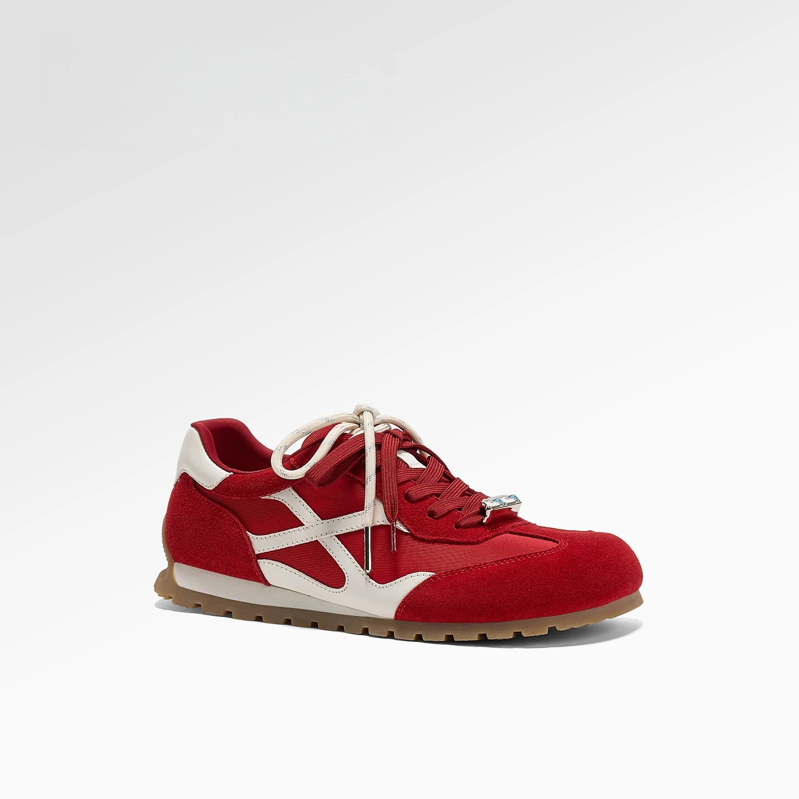 Damen Sportliche Sneakers mit hochwertigem Wildleder und atmungsaktivem Mesh Heidi Mode - Image 2