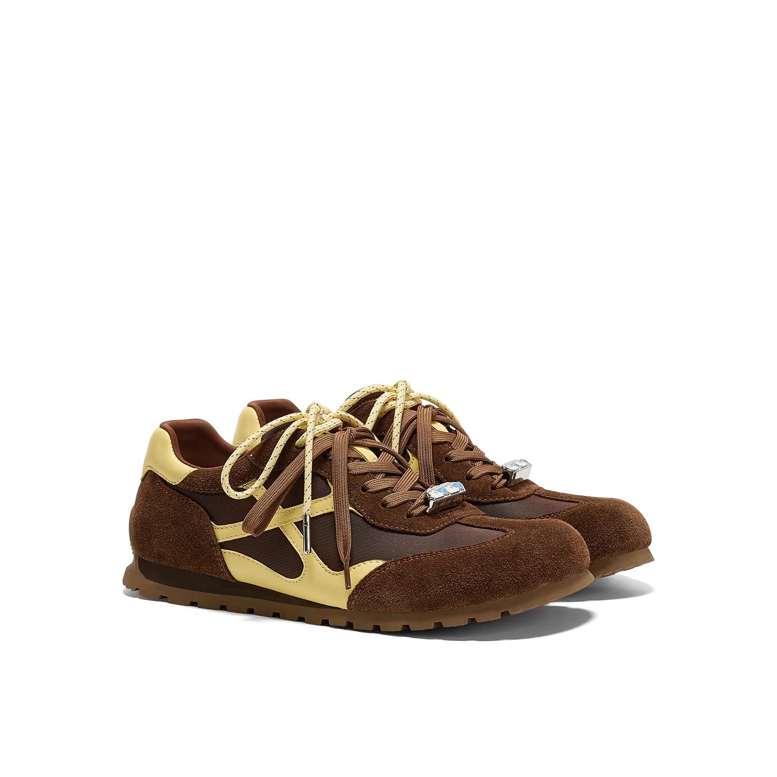 Damen Sportliche Sneakers mit hochwertigem Wildleder und atmungsaktivem Mesh Heidi Mode - Image 5