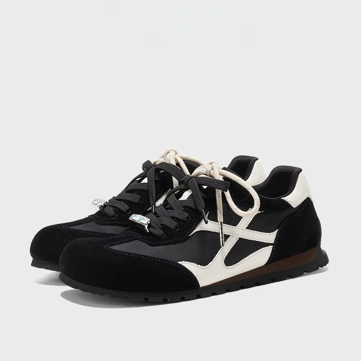Damen Sportliche Sneakers mit hochwertigem Wildleder und atmungsaktivem Mesh Heidi Mode - Image 7