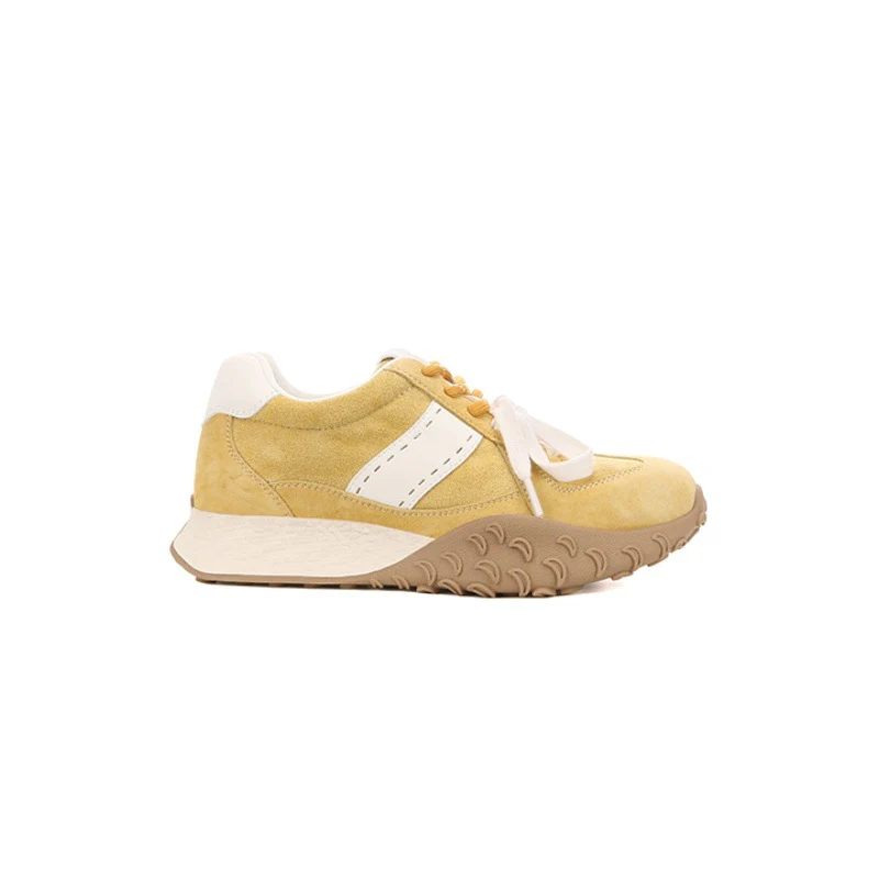 Damen Sportliche Sneakers mit hochwertigem Wildleder und dämpfender Sohle Heidi Mode - Image 5