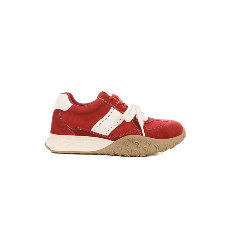 Damen Sportliche Sneakers mit hochwertigem Wildleder und dämpfender Sohle Heidi Mode - Image 9